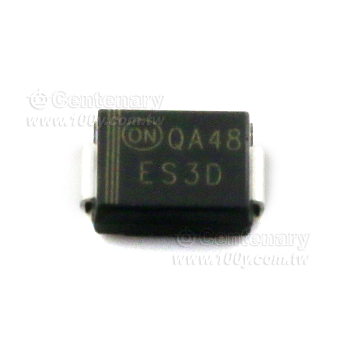 SURFACE MOUNT ULTRAFAST EFFICIENT PLASTIC RECTIFIER - 33124 Product Image