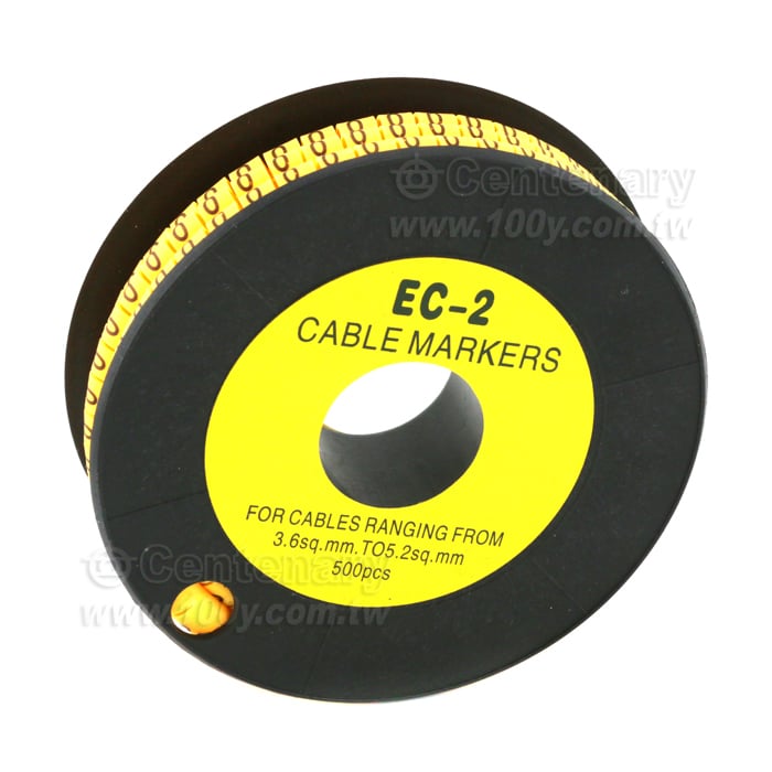 EC型配線標誌５ (500pcs/R) - 100939 產品圖片