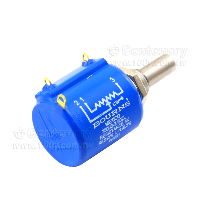 十圈  繞線電位器, 2W, 5K - 39005 產品圖片