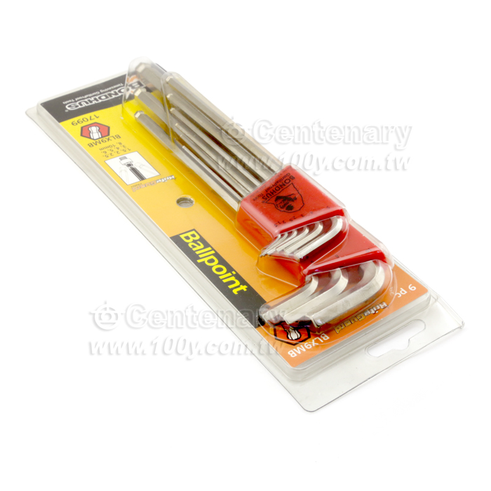 Briteguard Ball End Hex Key Sets-Metric - 40756 Product Image
