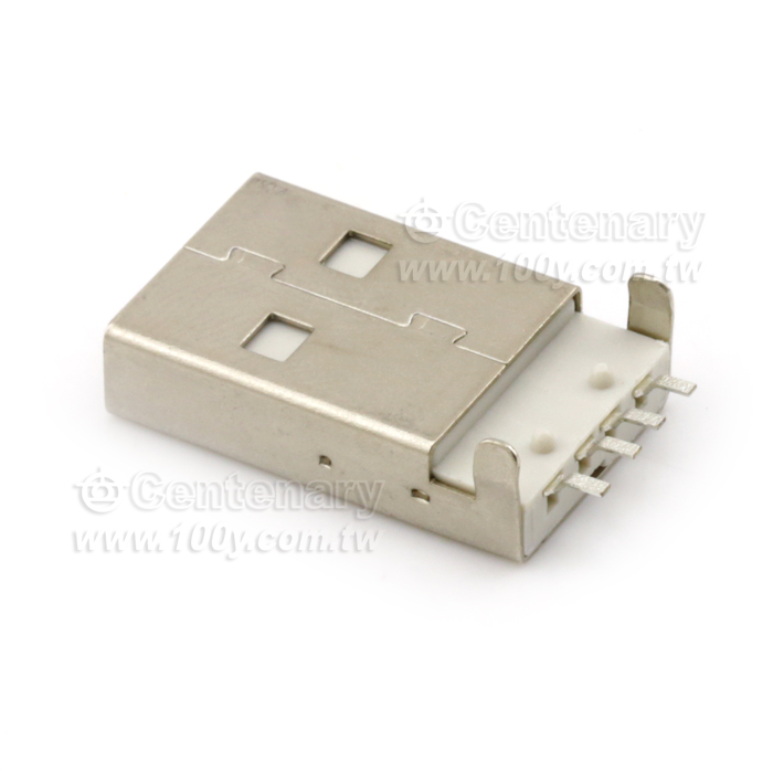 USB  AM Flat 180°  4P (無鉛) - 41059 產品圖片