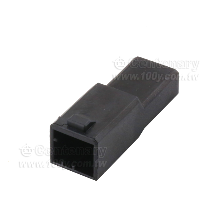 3 Position Rectangular Housing Connector Plug Black 0.098" (2.50mm) - 114452 Product Image
