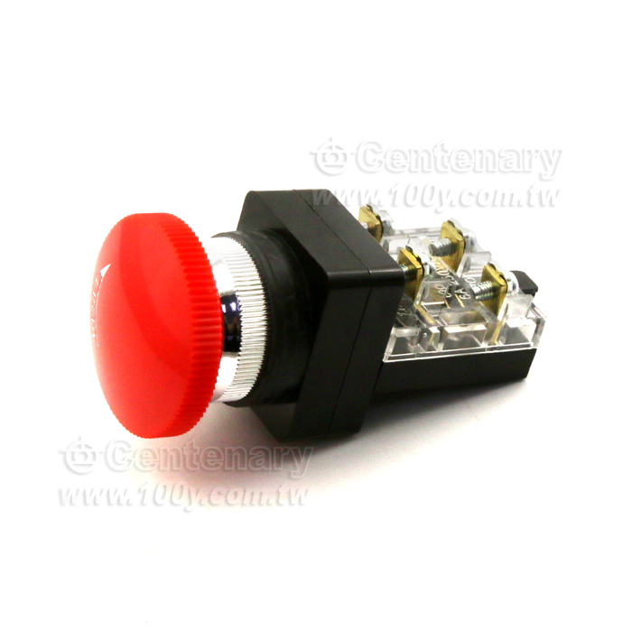 φ30連鎖緊急開關1A1B紅 - 39181 產品圖片