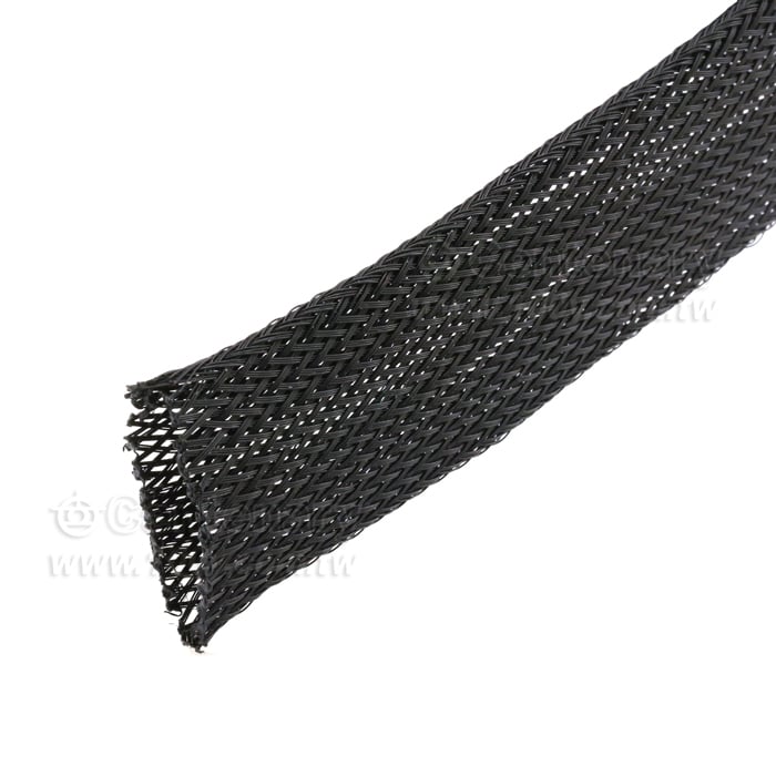 PET 黑色編織網管 18-32mm - 44707 產品圖片