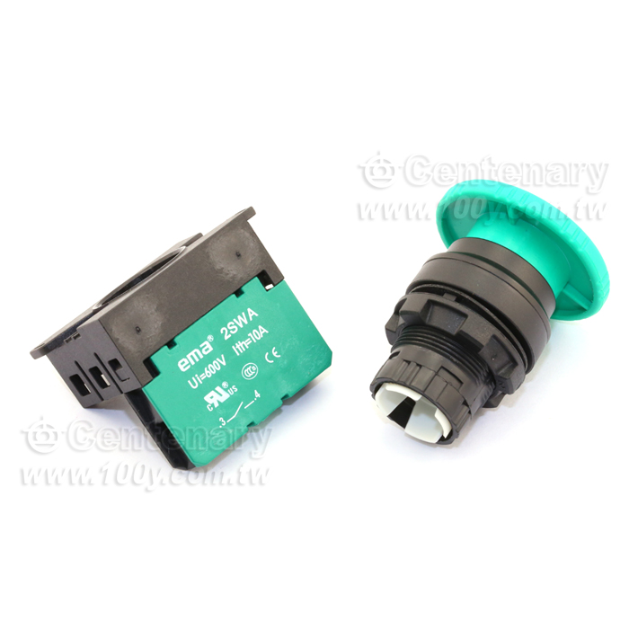 φ22mm押扣開關 +A 接點 - 48663 產品圖片