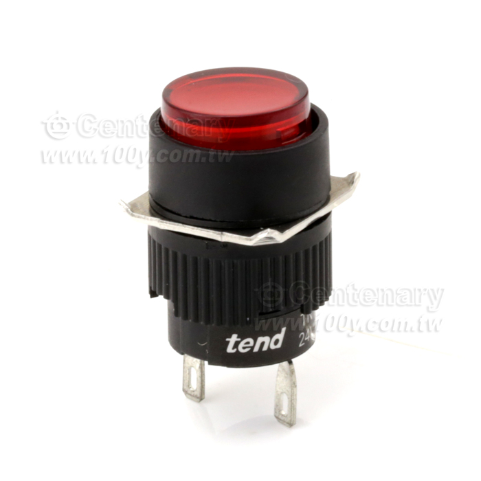 照光式指示燈 紅 Φ16mm (ROHS) - 48758 產品圖片