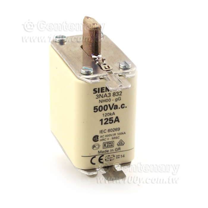 刀型保險絲 125A 500V 120KA - 48894 產品圖片
