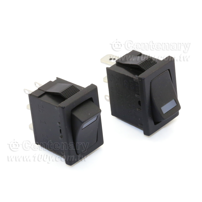 附燈-黑按鈕/黑底 (ROHS) - 52461 產品圖片