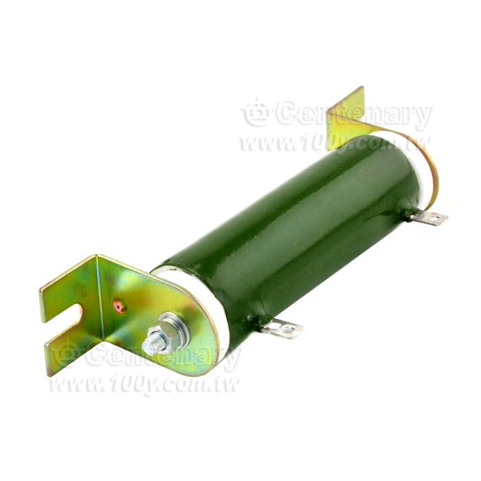 繞線電阻 50W 100ohm ±5% (固定式) 帶支架 瓷管批釉【ROHS】 - 125318 產品圖片