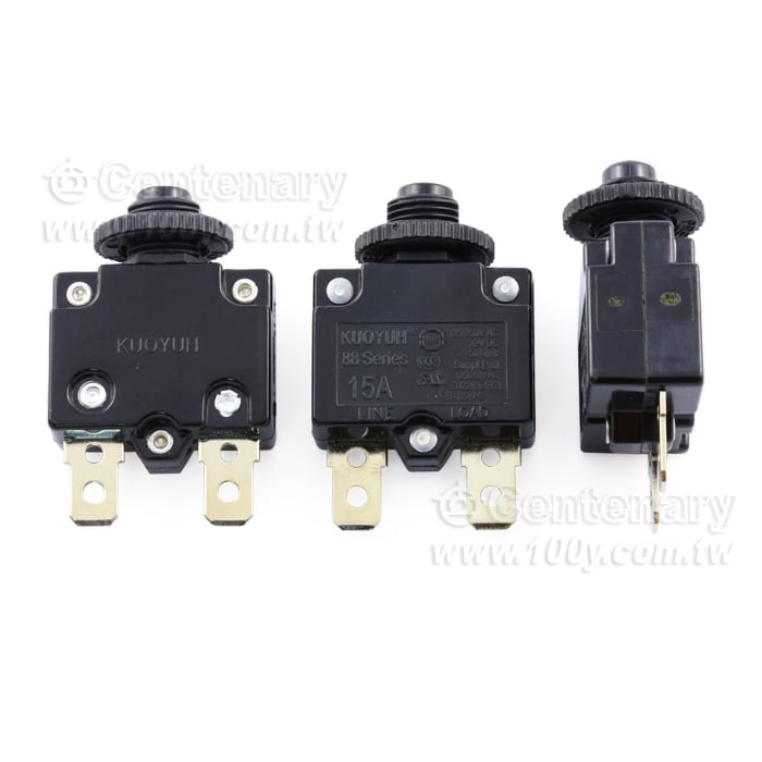 10A/125VAC手動復位過流過載保護器 - 11726 產品圖片