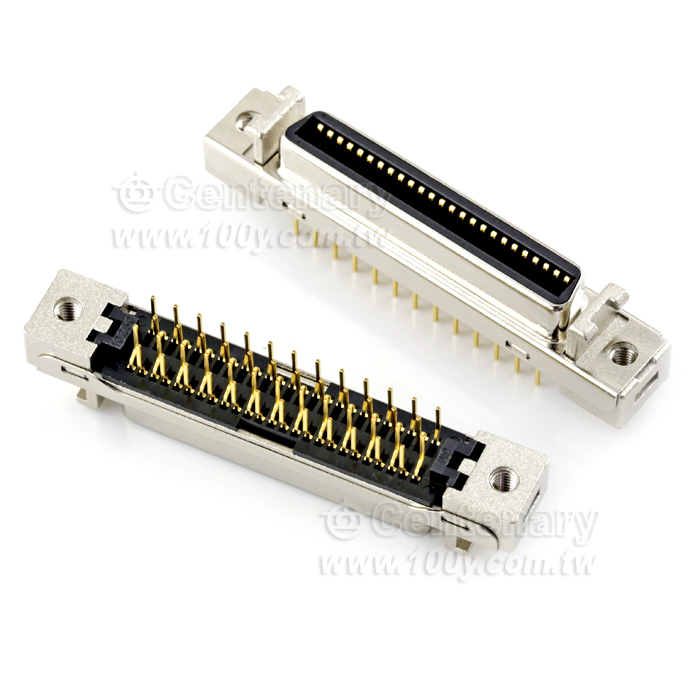 3M_MDR Boardmount Thru Hole Vertical Receptacle - 53169 Product Image