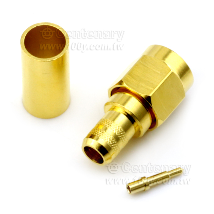 SMA Male Crimp Type鍍金 (ROHS) - 53231 產品圖片
