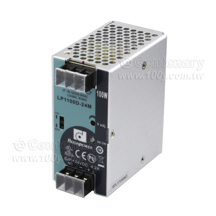 100W單組交換式電供器I/P:110/220V  O/P:24V,4.2A(ROHS) - 53390 產品圖片