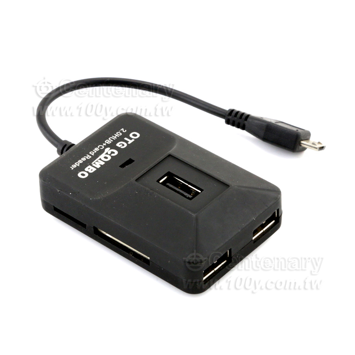 USB2.0 HUB Micro USB接口讀卡器 - 103166 產品圖片