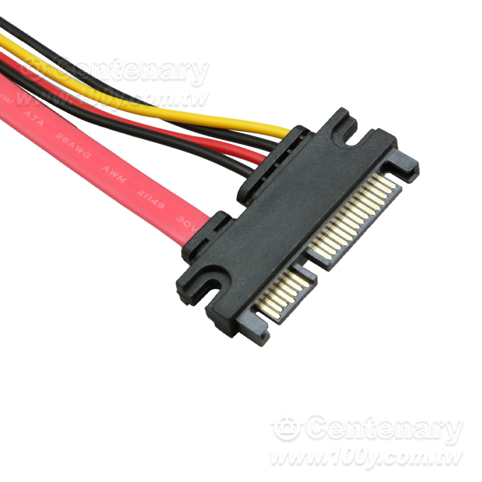 SATA延長線 7+15 SATA數據線+電源線 - 100472 產品圖片