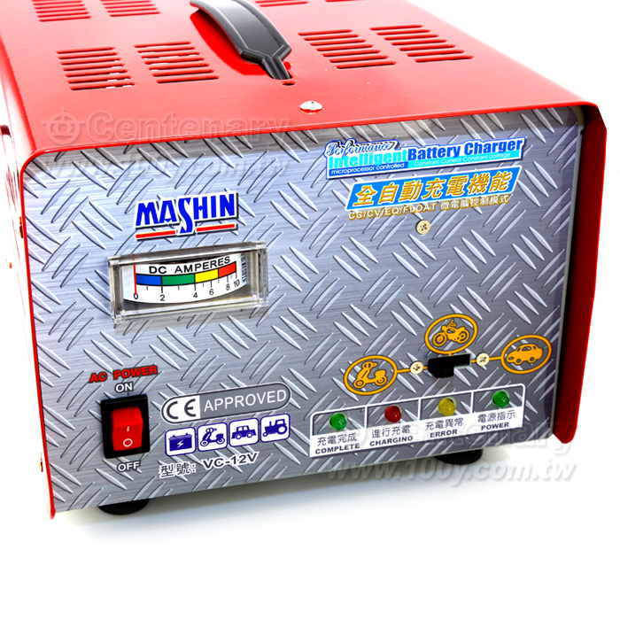 微電腦汽機車電池充電器12V/6A(8A) - 14397 產品圖片