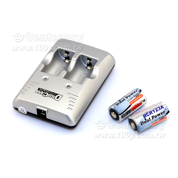 Dual Port Charger  for:CR123A - 55584 Product Image