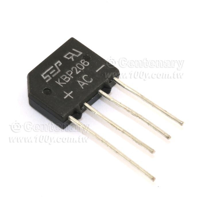 2A/600Vrrm橋式整流器無鉛 - 58577 產品圖片
