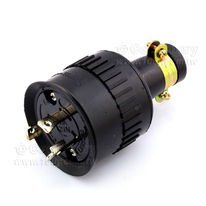 Bakelite L6-30P Locking Rubber Plug 3P30A - 60684 Product Image