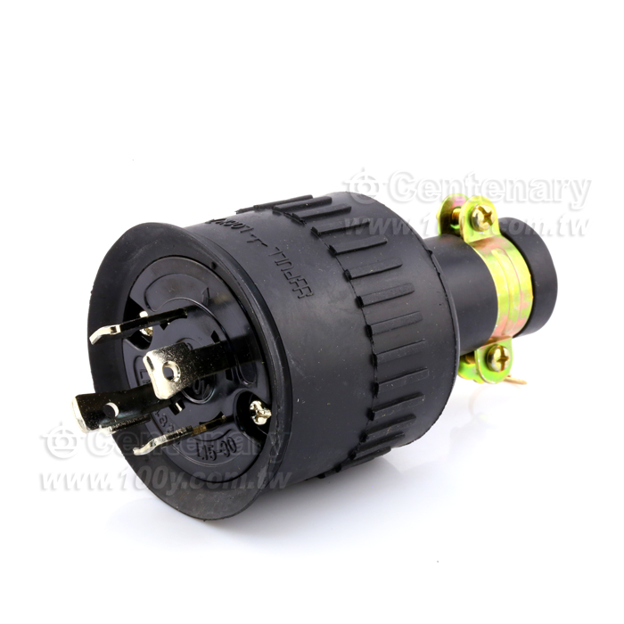  L15-30P引掛中間插頭4P30A 250V - 60703 產品圖片