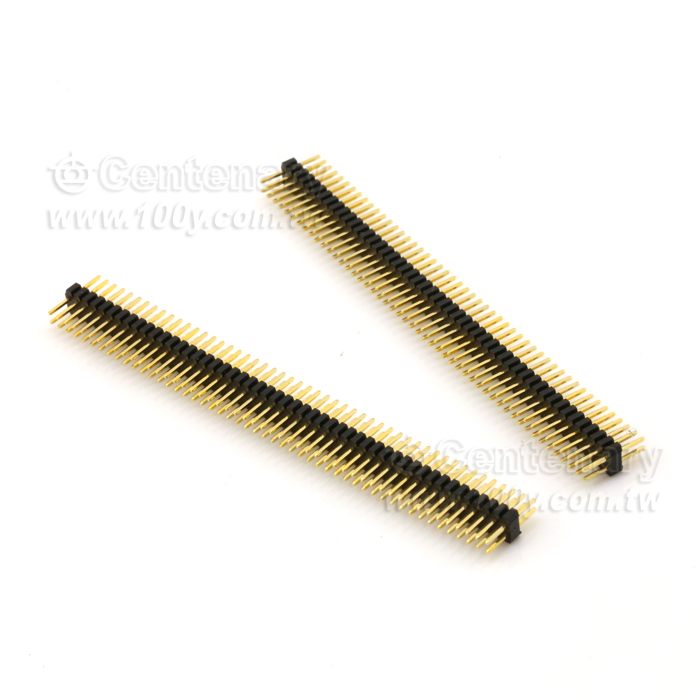 1.27mm Male Headers(Gold)-Double Row - 60774 Product Image