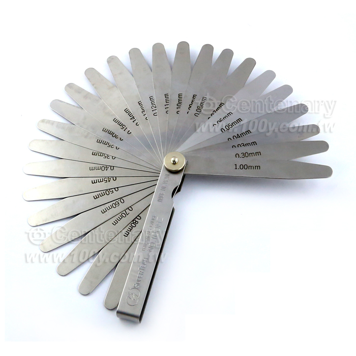 日製厚薄規 0.03-1.0mm(25片/組) - 61368 產品圖片