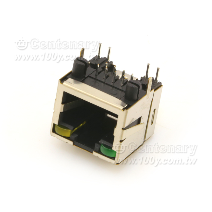 RJ45母座-8P8C-90° (ROHS) - 22622 產品圖片
