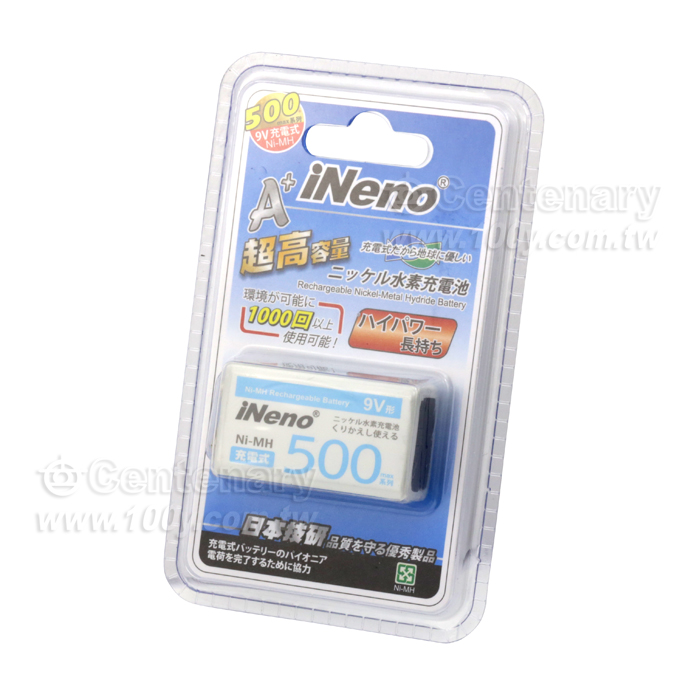 9V鎳氫充電電池 - 61715 產品圖片