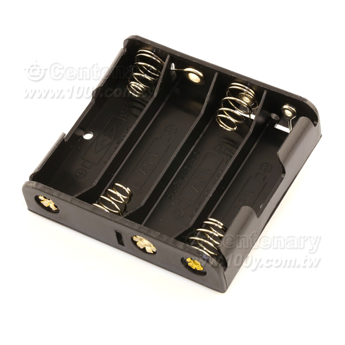 3號4只電池盒(插板式)【ROHS】 - 23426 產品圖片