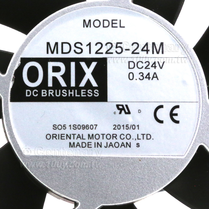 MDS系列軸流風扇 DC24V【ROHS】119*119*25mm - 63308 產品圖片