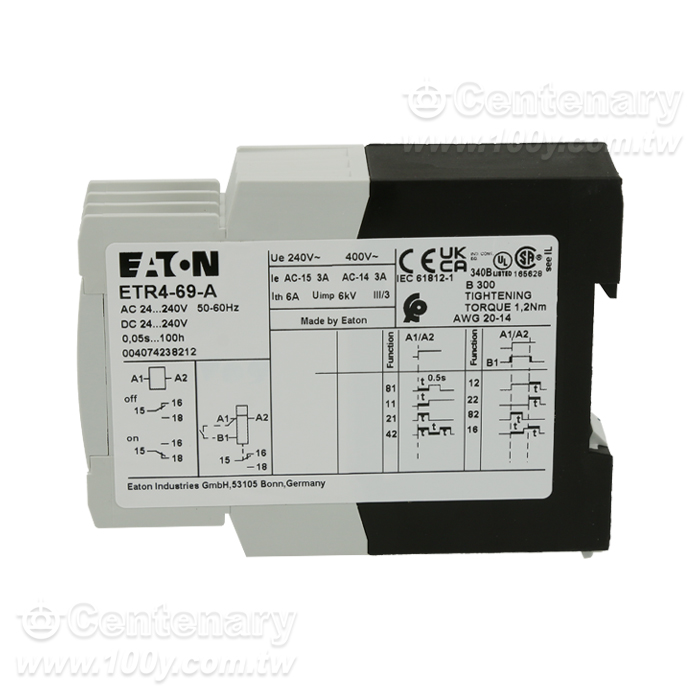 klockner-moeller_0.05s~100h時間繼電器 - 64203 產品圖片