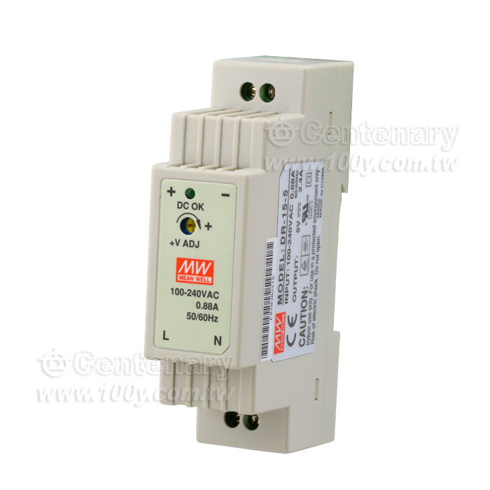 15V/0~1.0A 15W DIN Power - 64612 產品圖片