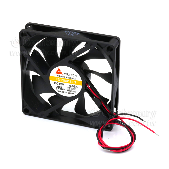 12VDC 2線式薄型風扇【ROHS】 80*80*15mm - 63562 產品圖片