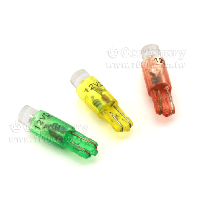 WT5 12V平頭黃色LED - 65136 產品圖片