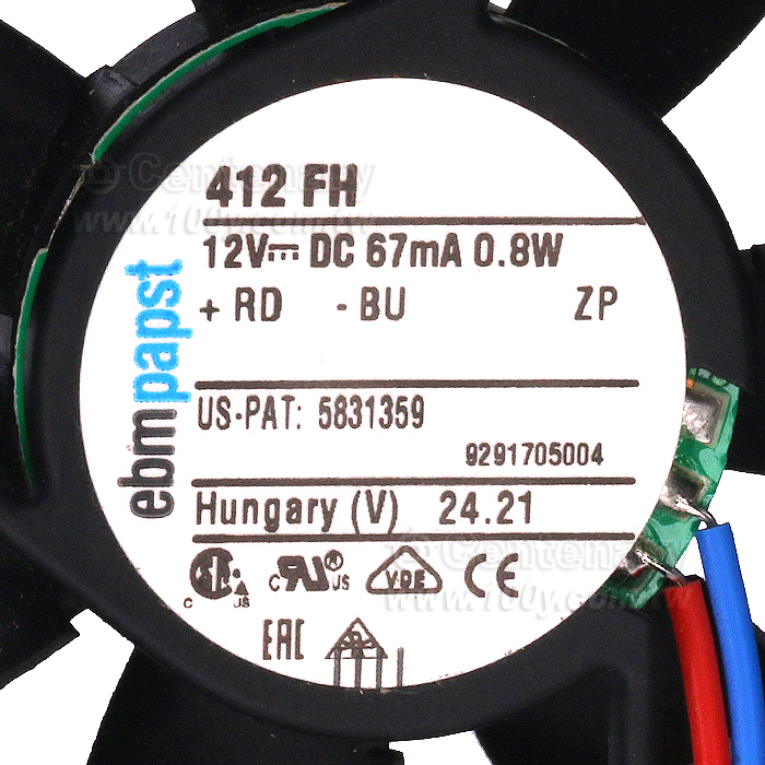  德國ebmpapst風機 12VDC 67mA 40*40*10mm - 67402 產品圖片