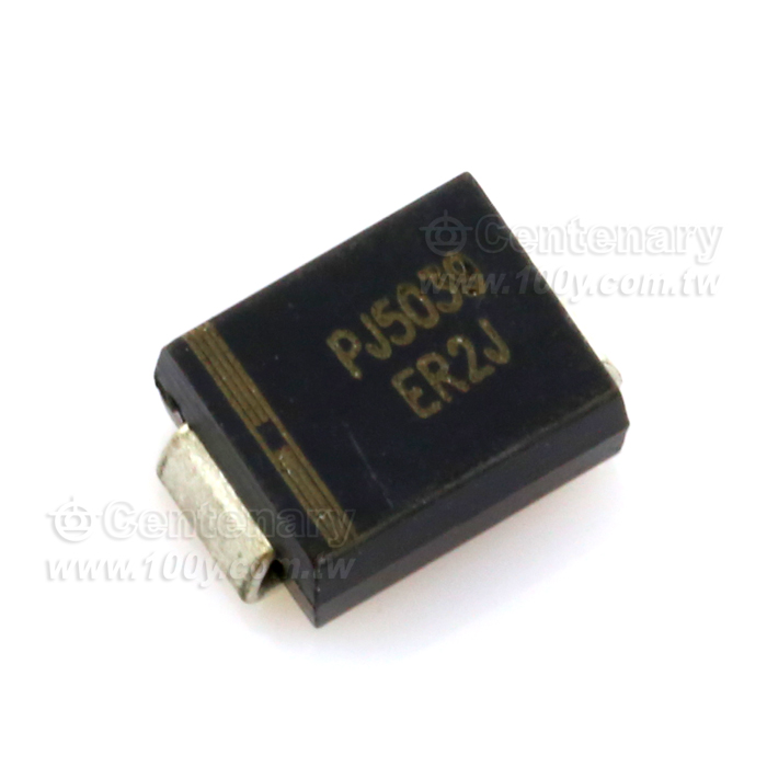 超快速整流二極管2A 600V 35ns - 67436 產品圖片