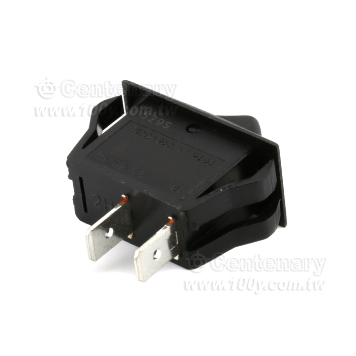 Cherry Switch Rocker SPST BLK 20A QCTE - 67586 Product Image