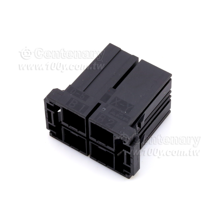 TE_D-5 4P母頭(2*2)P:10.16mm鍵位:XY - 67730 產品圖片
