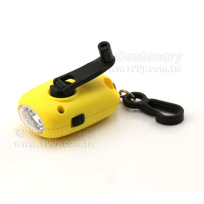 超亮手搖發電LED手電筒 - 68618 產品圖片