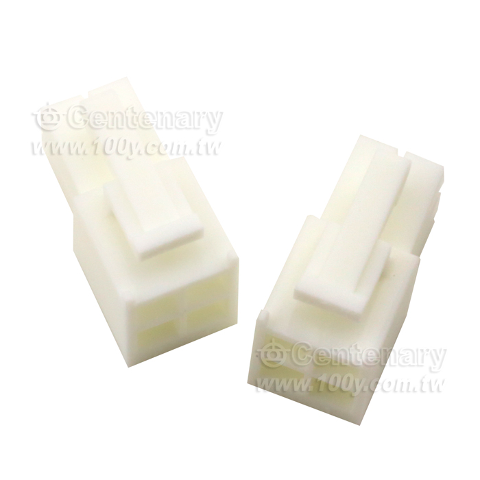 4.20mm Pitch Mini-Fit Jr. Receptacle Housing, Dual Row, UL 94V-0, 4 Circuits - 78404 Product Image