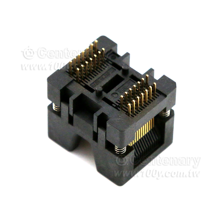 SOP 28Pins Open Top Burn-in Socket - 14653 Product Image