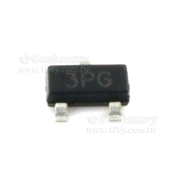 3P/SOT23 (ROHS) N-Ch.60V/0.3A - 53765 產品圖片