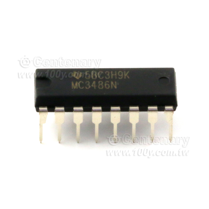 Quadruple Differential Line Receiver With 3-State Outputs - 19334 Product Image
