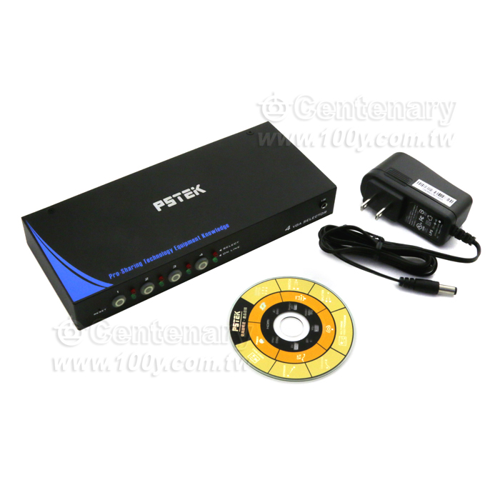 4PORT電腦螢幕切換器 - 71809 產品圖片