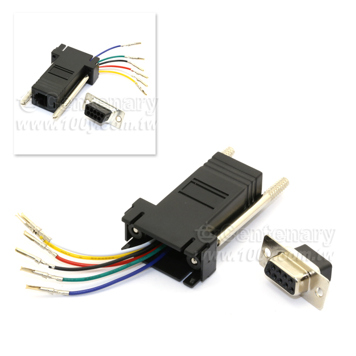 RS232 9F(母)-RJ12 6P6C - 73699 產品圖片