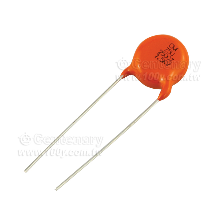 高壓陶瓷電容 10pF 3KV 20% .25LS U2J - 73739 產品圖片