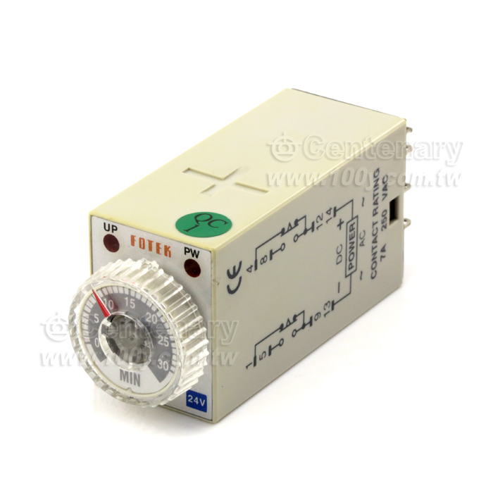 6分鐘小型計時器 12VDC (2pole)【ROHS】 - 91639 產品圖片