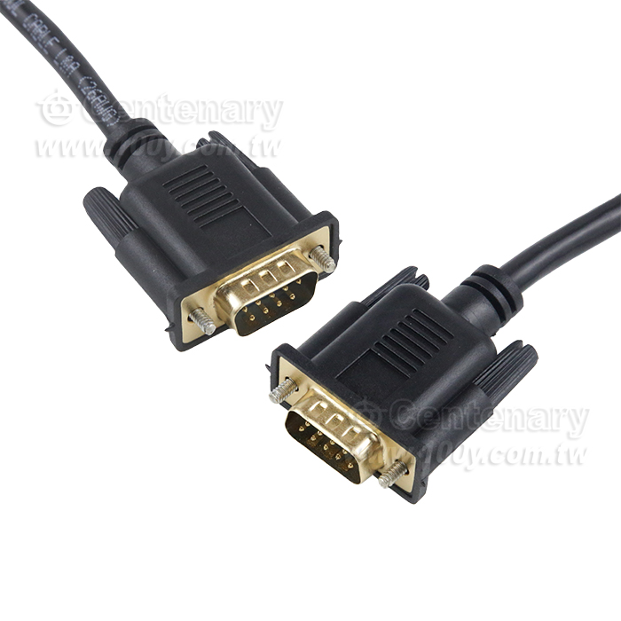 全銅雙屏蔽 DB 2排 9公/公 5M - 13632 產品圖片