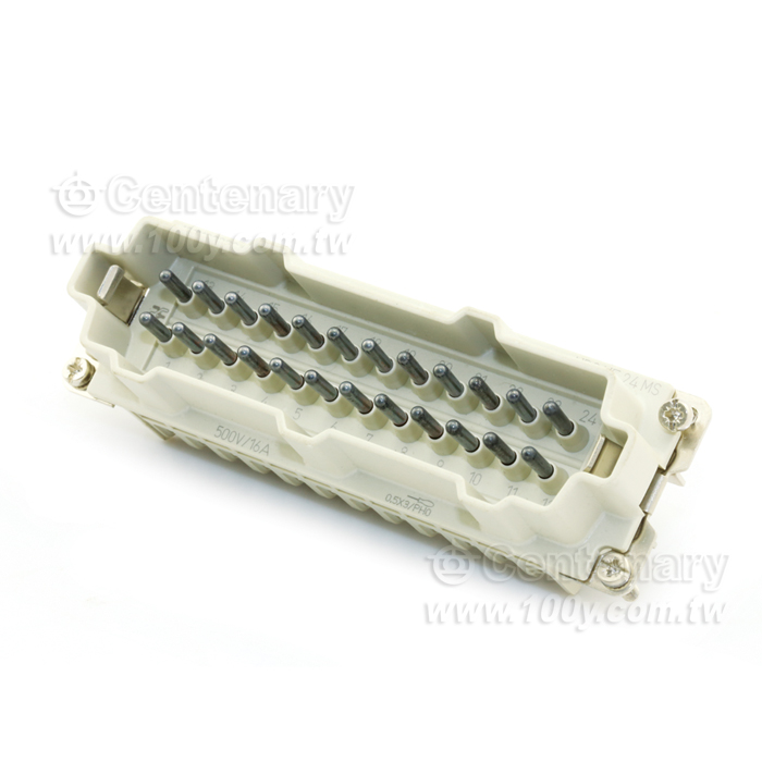 CONN MALE INSERT HE SIZE 8 24POS - 75269 產品圖片