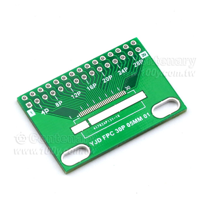 FPC FFC 轉接板30p轉DIP  26.67*39.37mm - 104576 產品圖片